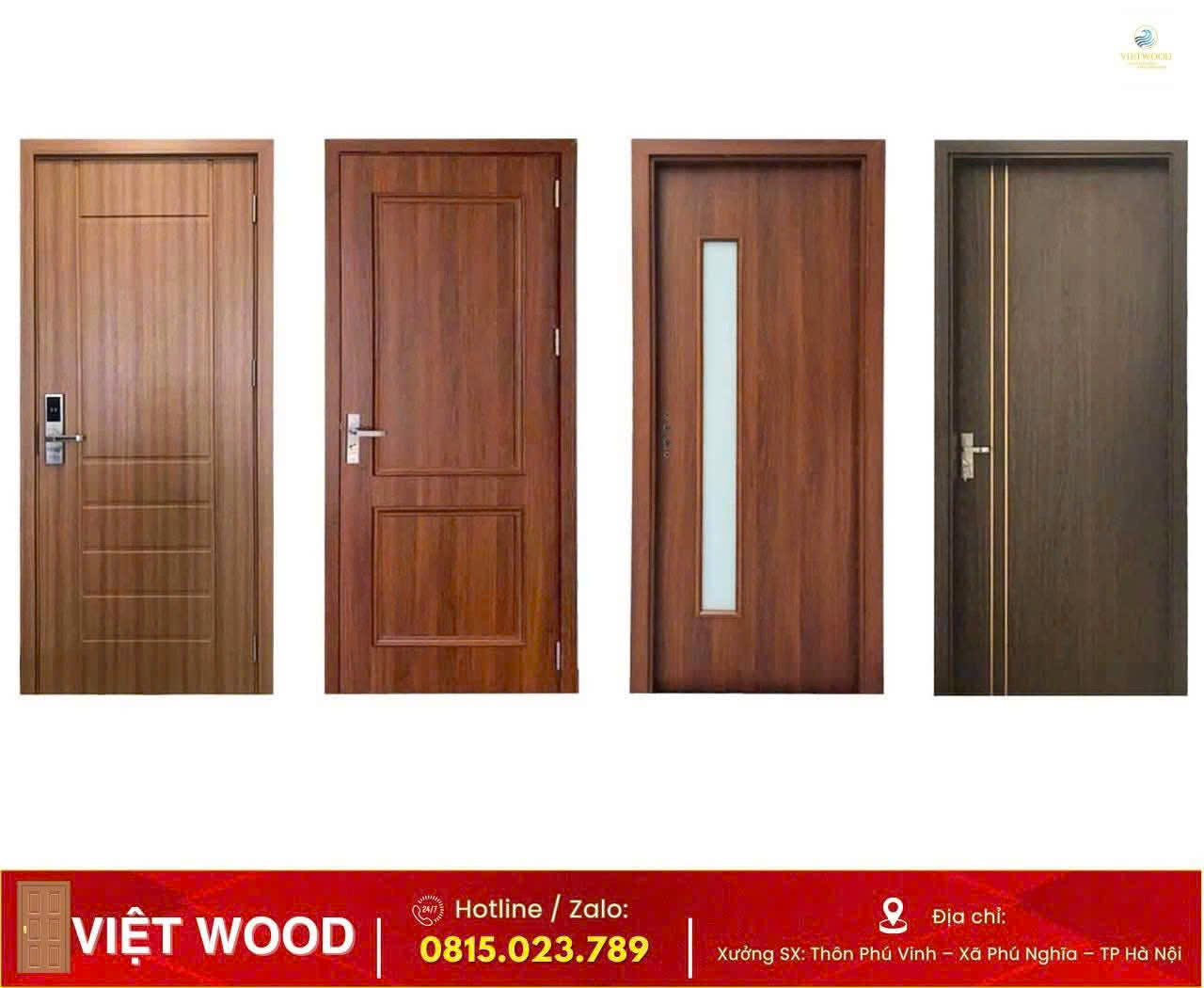 Showroom cửa gỗ nhựa